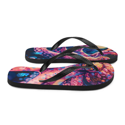 Octopus pink Flip-Flops