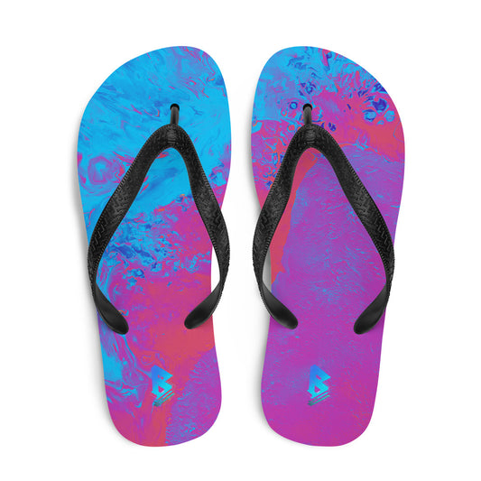 Neon Beach Flip-Flops