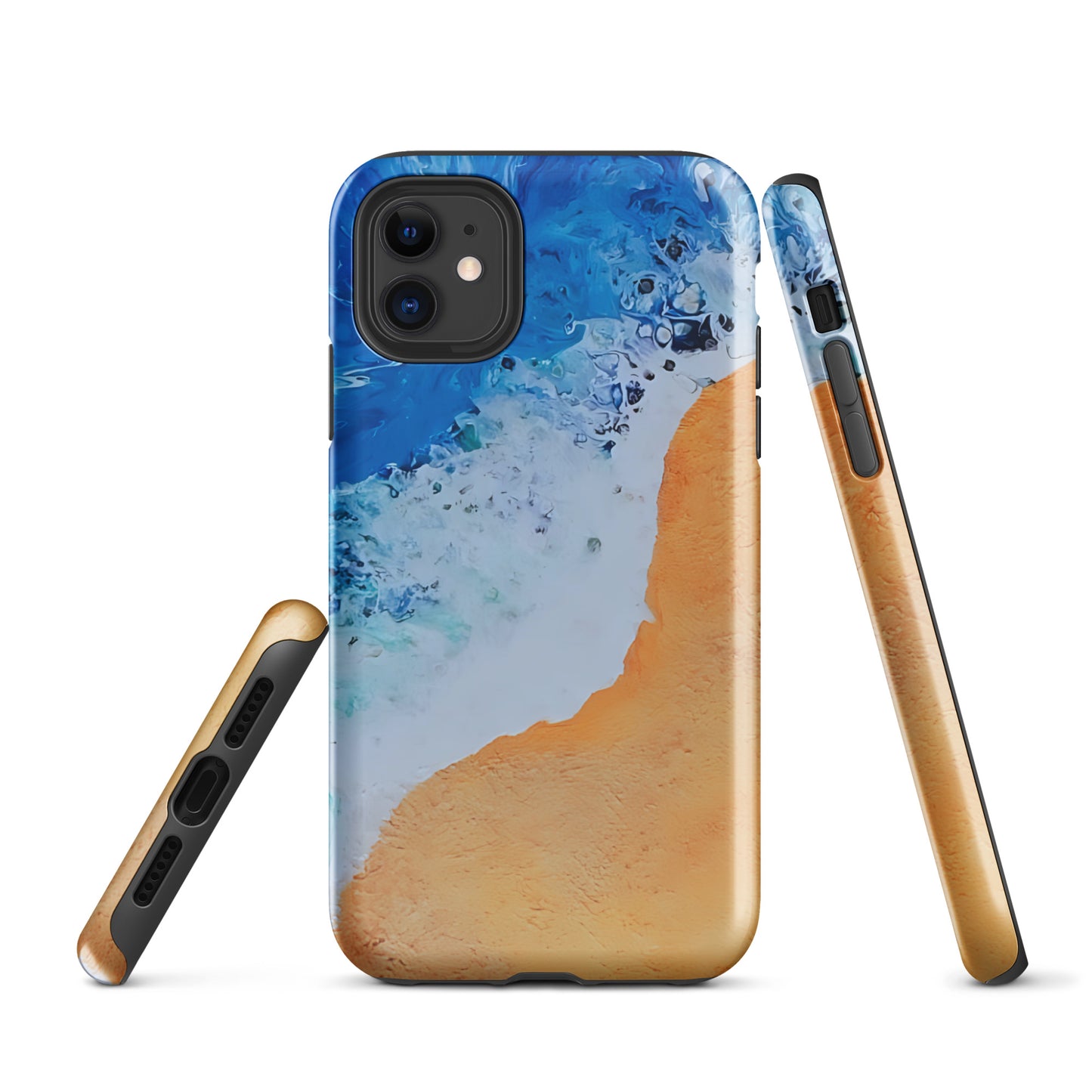 Painted Sandy Beach Tough Case for iPhone®