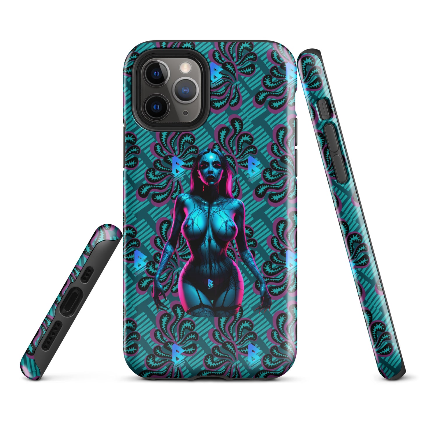 Pinup Turquoise Girl Tough Case for iPhone®