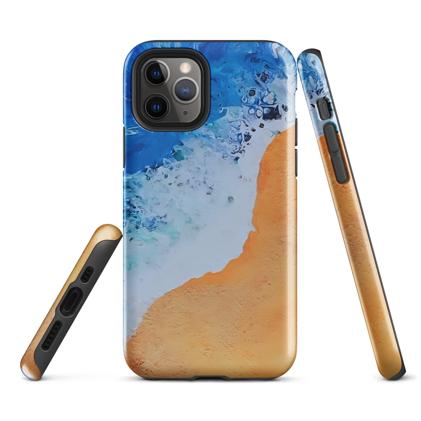 Painted Sandy Beach Tough Case for iPhone®