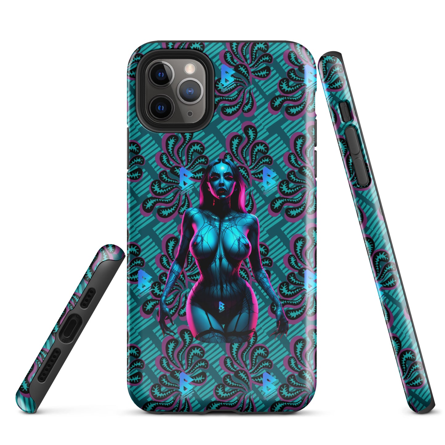 Pinup Turquoise Girl Tough Case for iPhone®