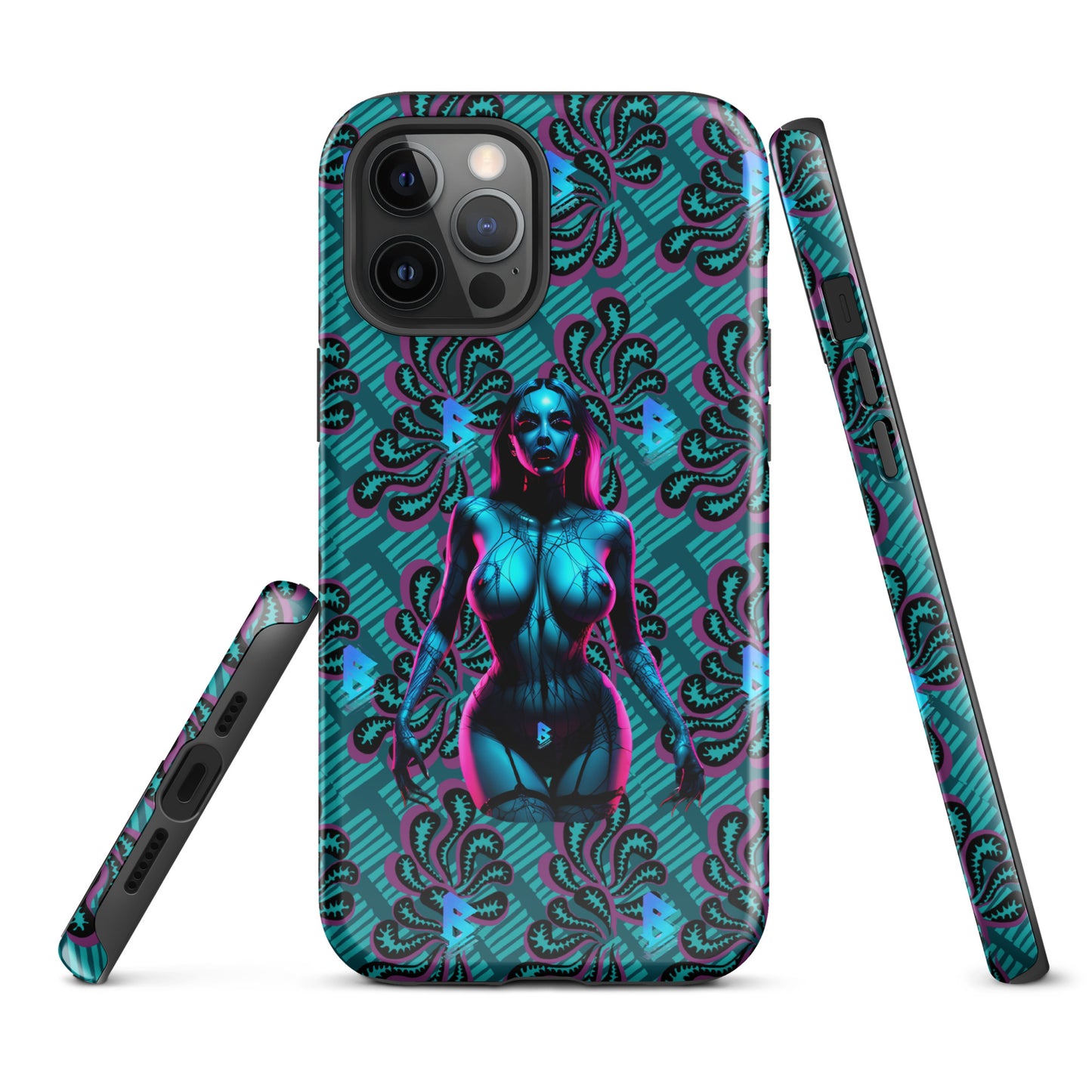 Pinup Turquoise Girl Tough Case for iPhone®