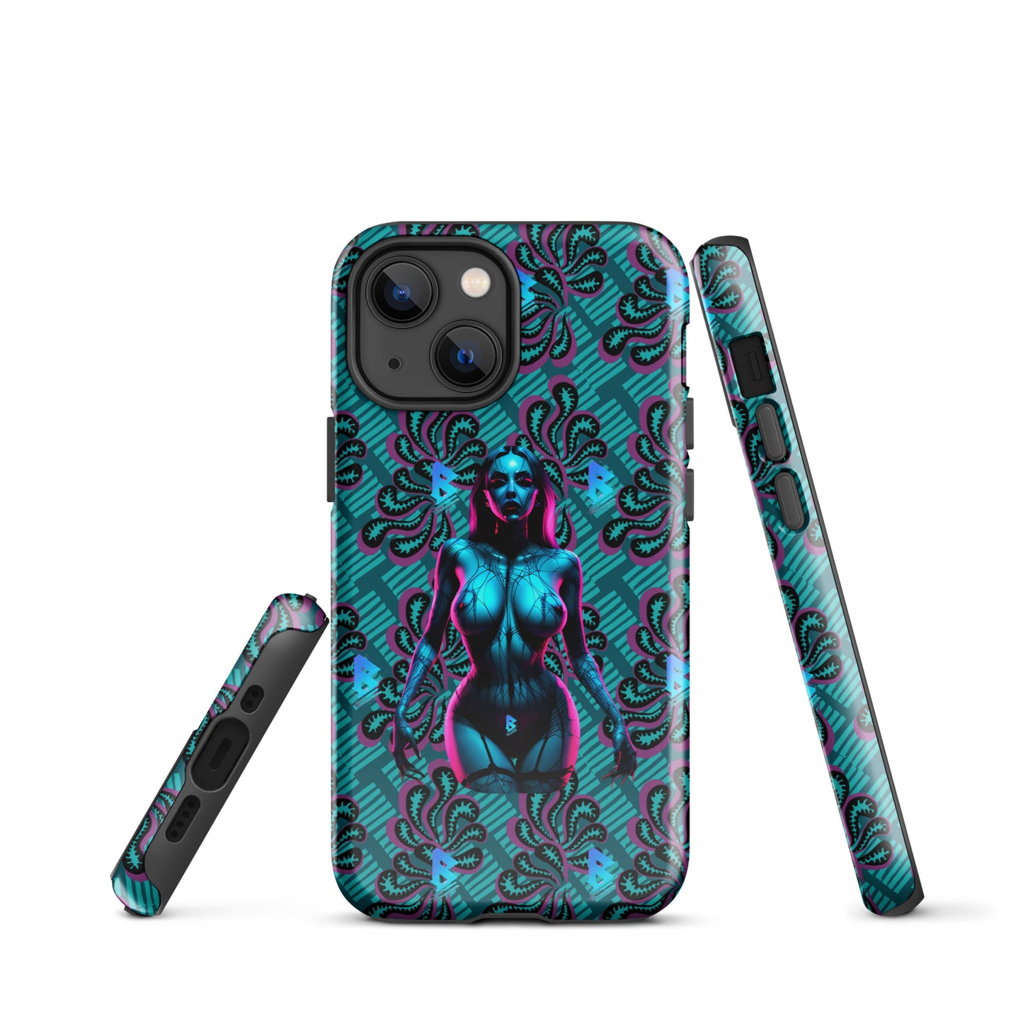 Pinup Turquoise Girl Tough Case for iPhone®