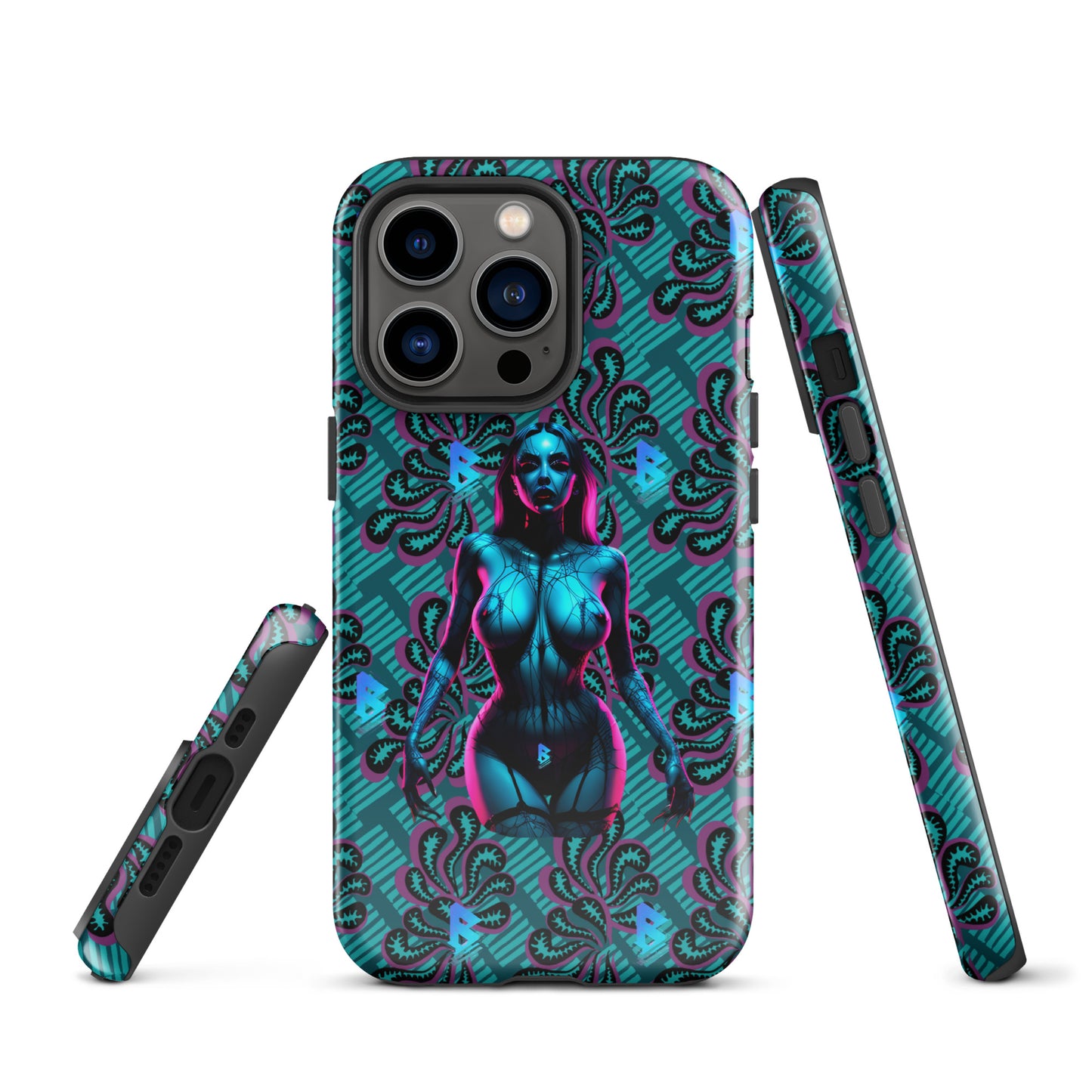 Pinup Turquoise Girl Tough Case for iPhone®