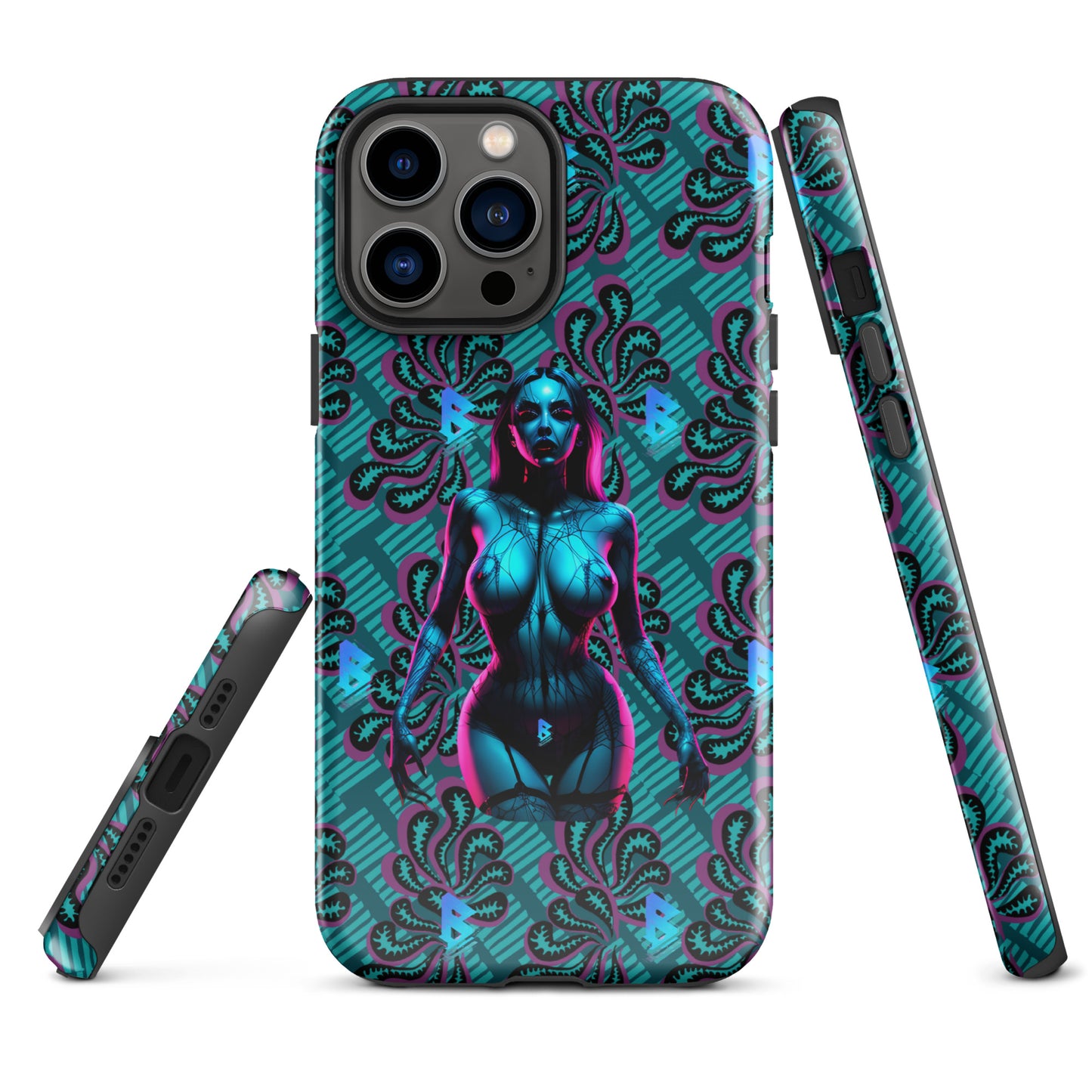 Pinup Turquoise Girl Tough Case for iPhone®