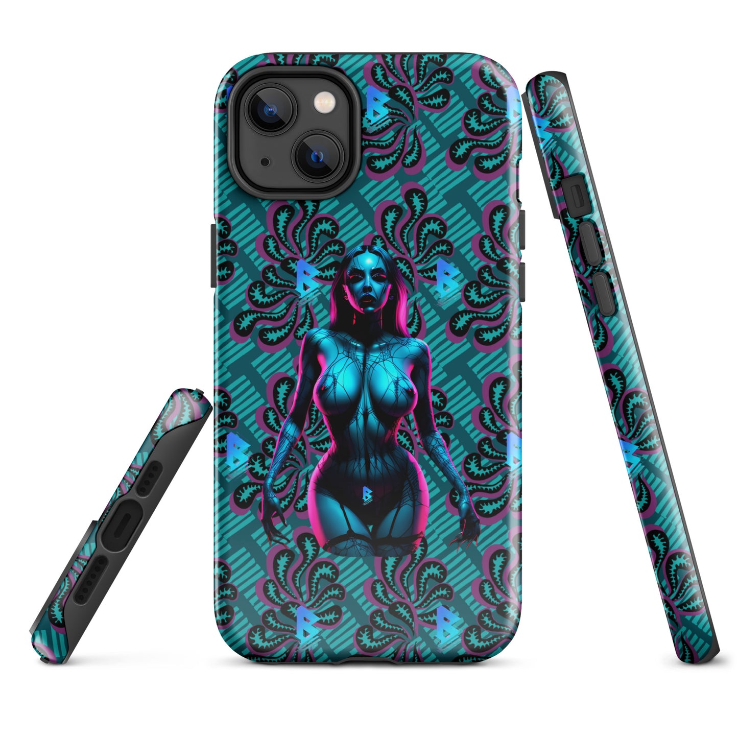 Pinup Turquoise Girl Tough Case for iPhone®