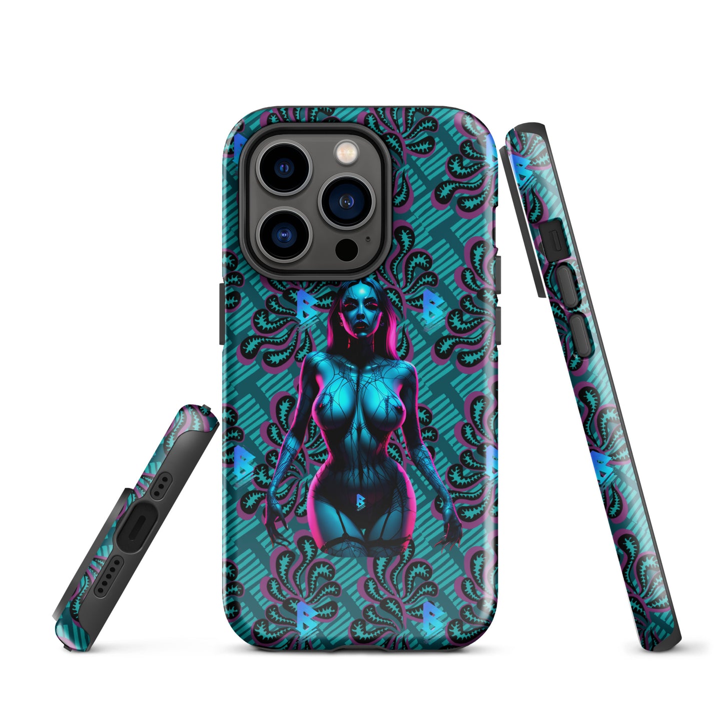 Pinup Turquoise Girl Tough Case for iPhone®