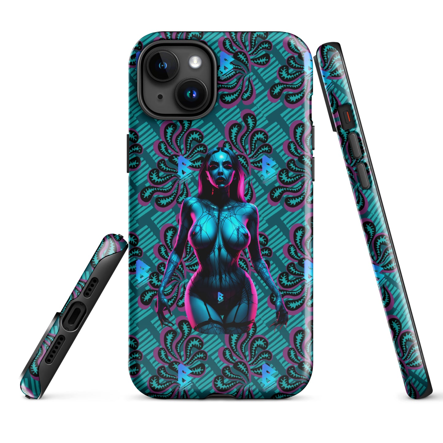 Pinup Turquoise Girl Tough Case for iPhone®