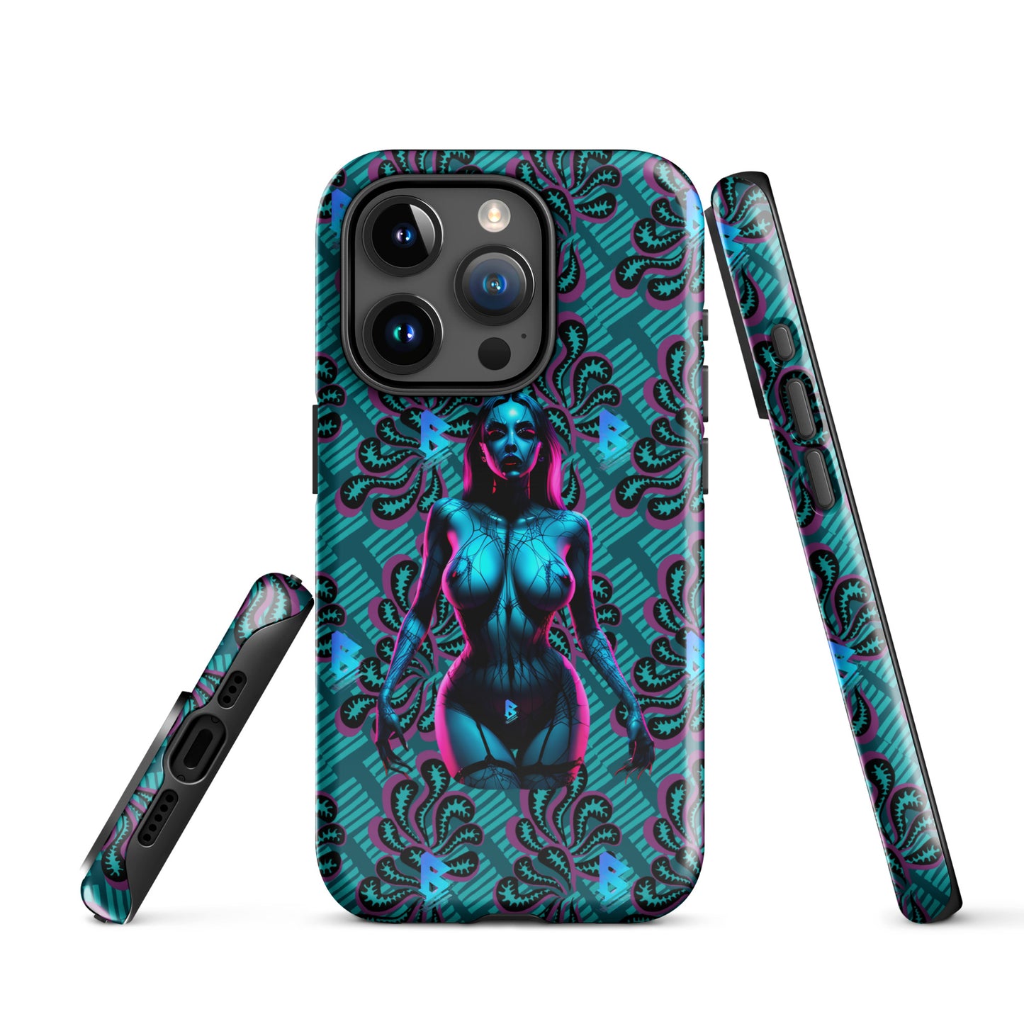 Pinup Turquoise Girl Tough Case for iPhone®