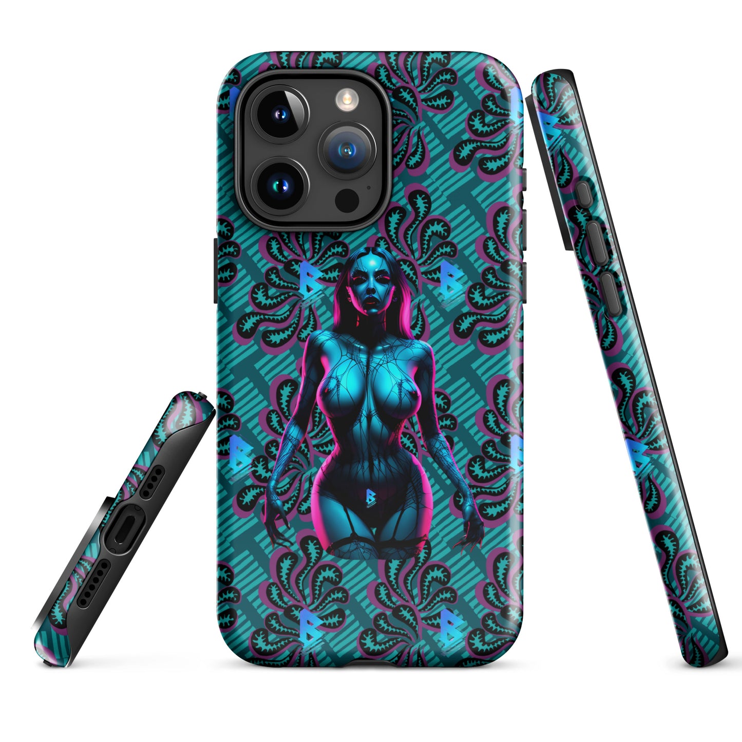 Pinup Turquoise Girl Tough Case for iPhone®