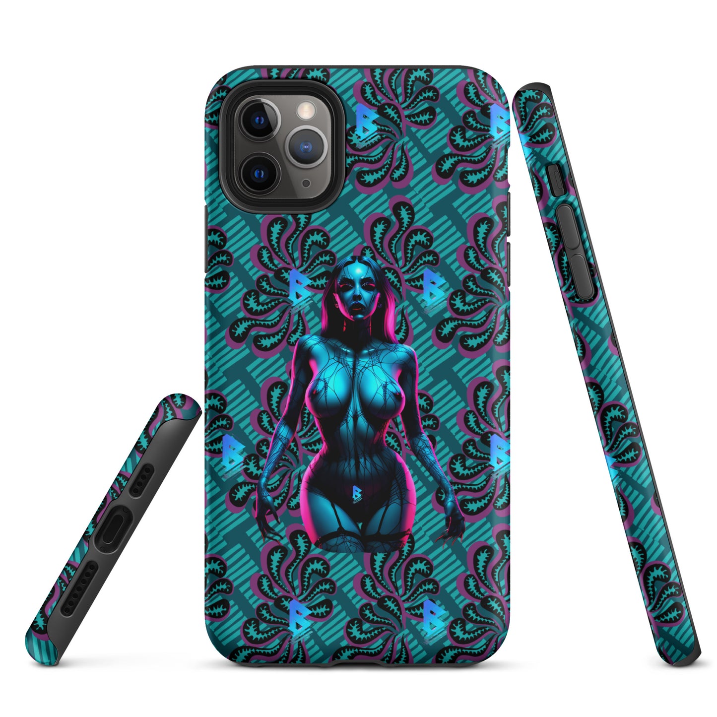 Pinup Turquoise Girl Tough Case for iPhone®