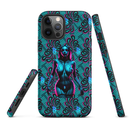 Pinup Turquoise Girl Tough Case for iPhone®