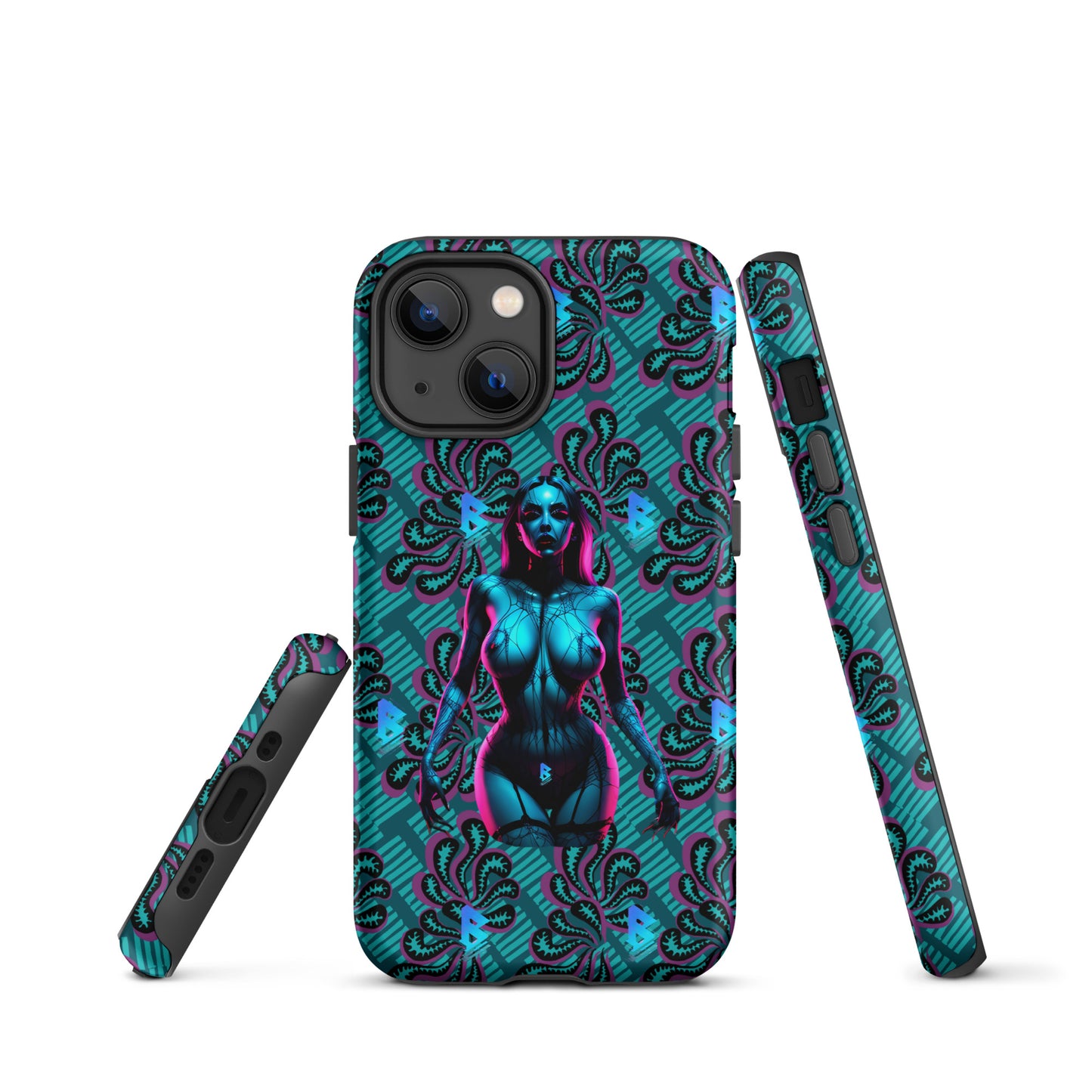 Pinup Turquoise Girl Tough Case for iPhone®