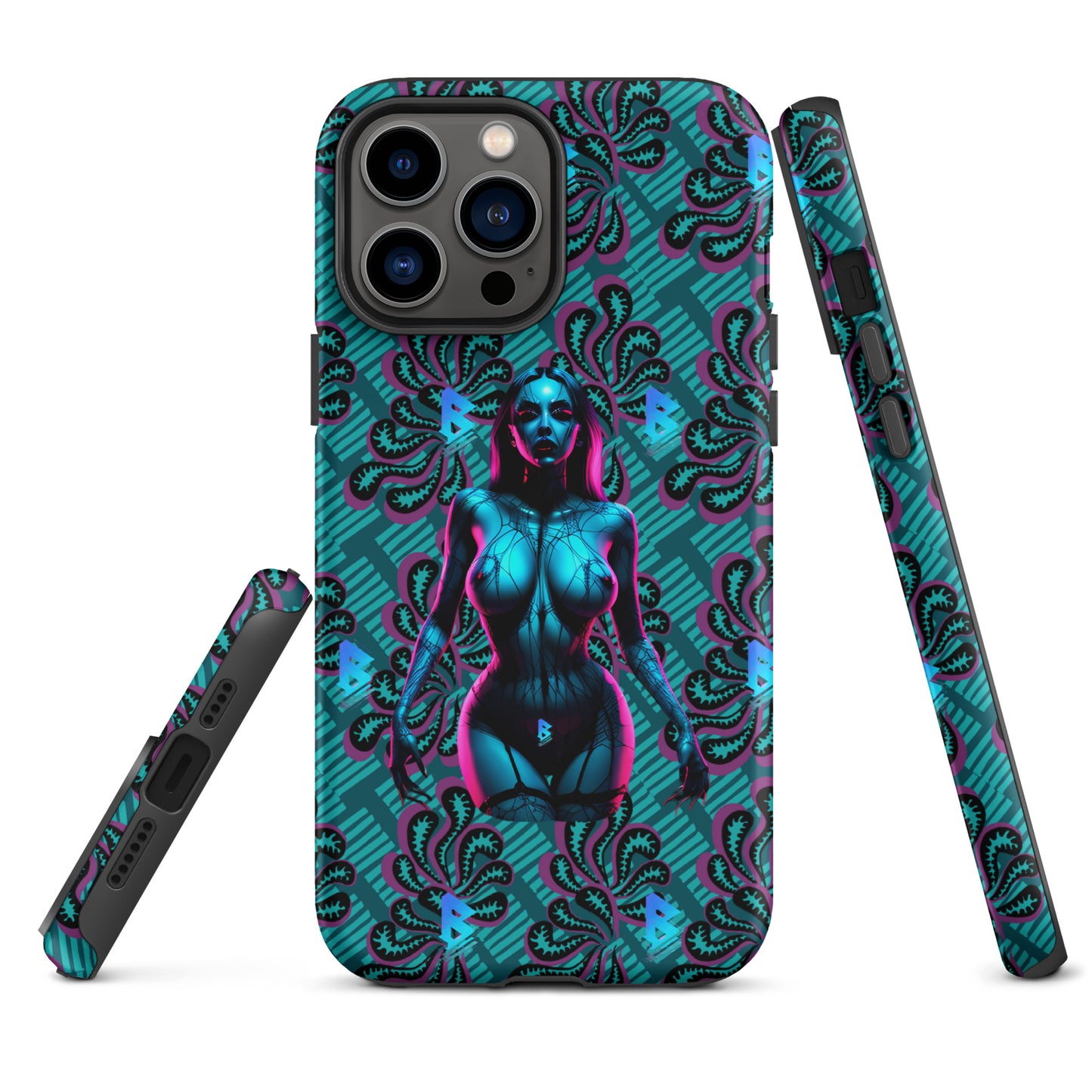 Pinup Turquoise Girl Tough Case for iPhone®