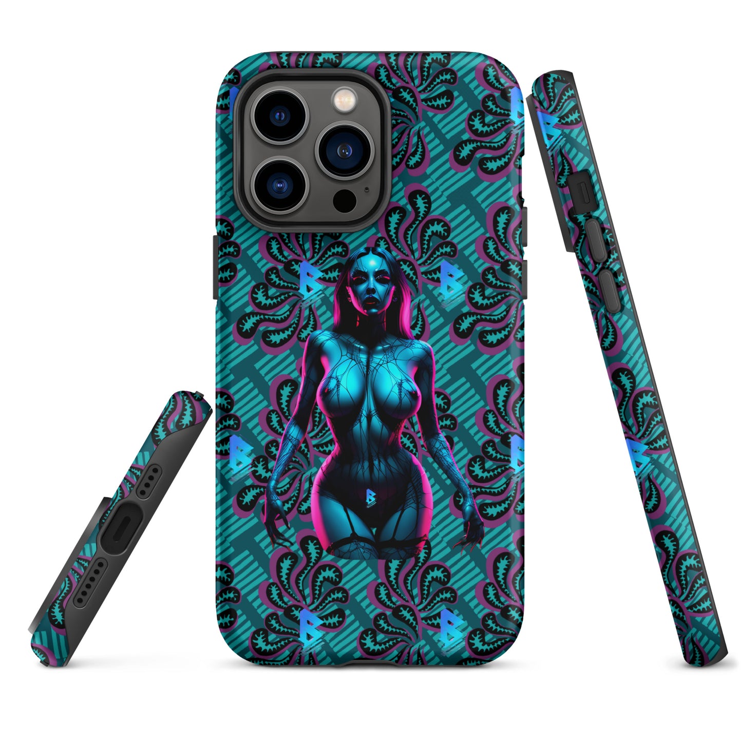 Pinup Turquoise Girl Tough Case for iPhone®