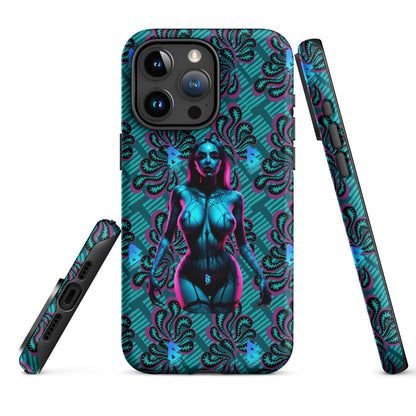 Pinup Turquoise Girl Tough Case for iPhone®