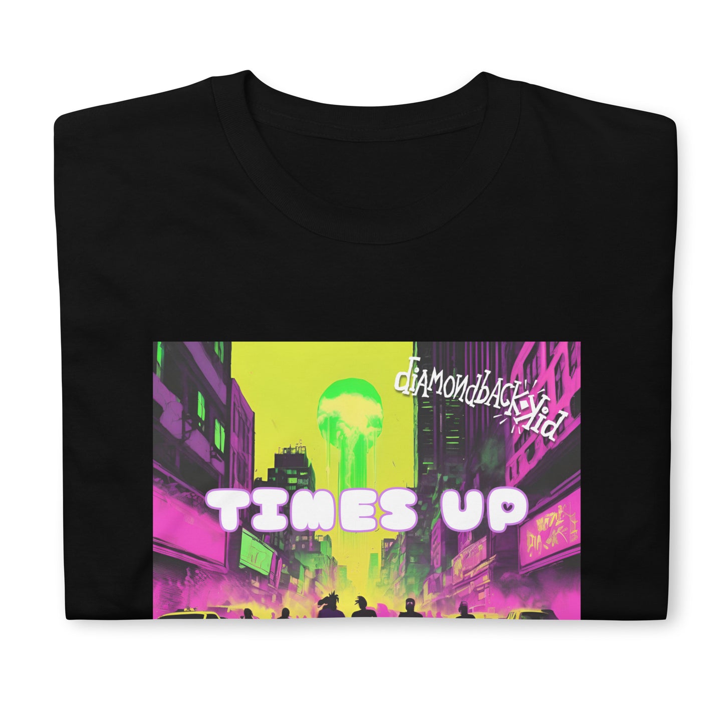 Diamondback Kid TIMES UP Short-Sleeve Unisex T-Shirt - Free Delivery! Hip-Hop / EDM / Underground - Alternative Apparel and Merch Only from Phase B Records.