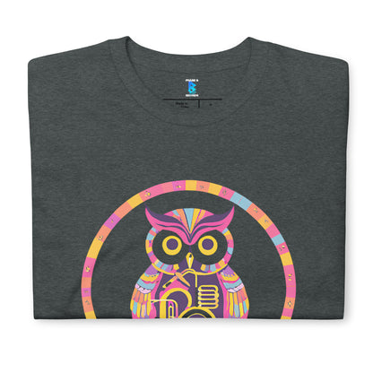 The Wise Owl Short-Sleeve Unisex T-Shirt - Free Delivery! Reggae / Dub / Ska / Ska punk / Punk - Alternative Apparel and Merch Only from Phase B Records.