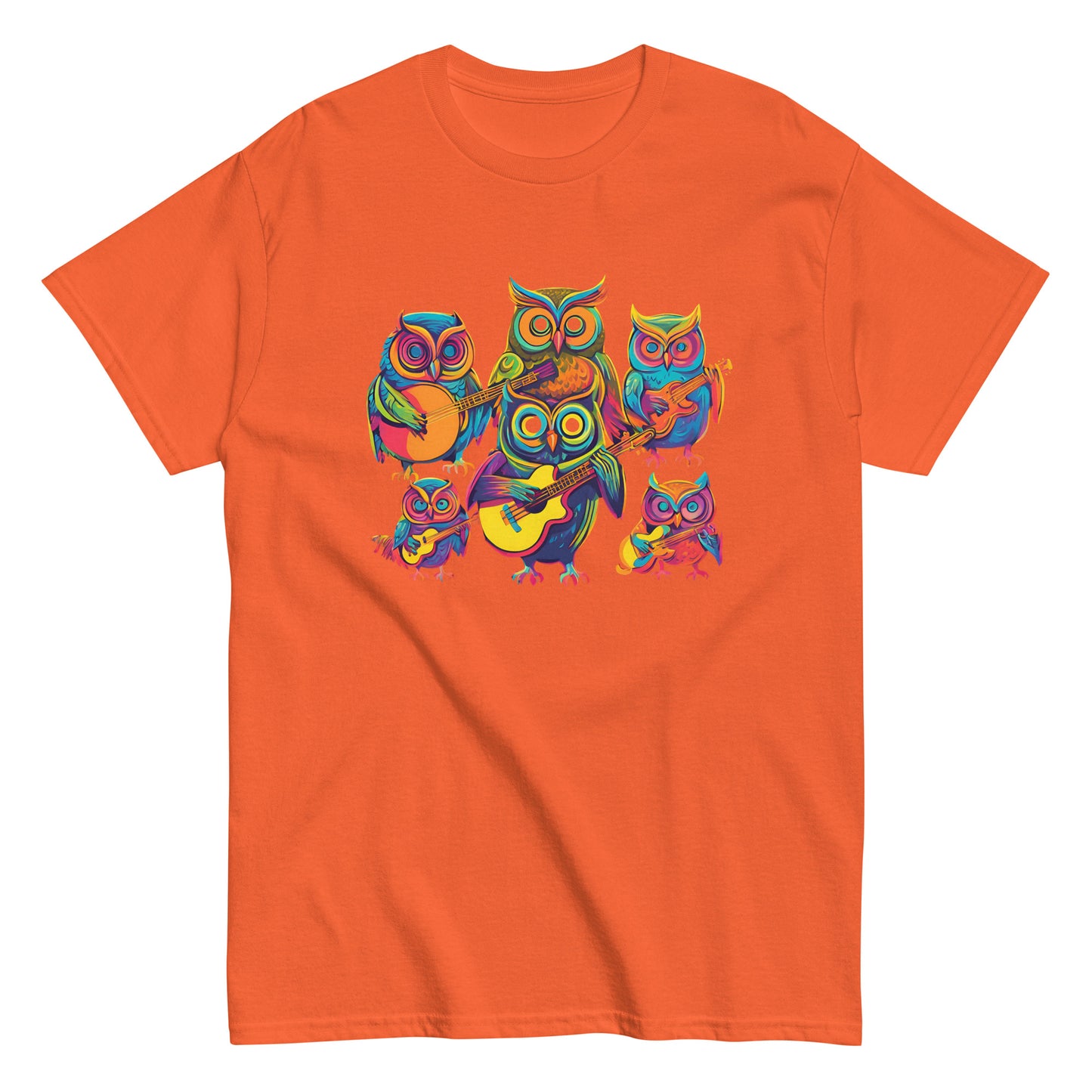 Psychedelic Owls Unisex classic tee - Free Delivery! Reggae / Dub / Ska / Ska punk / Punk - Alternative Apparel and Merch Only from Phase B Records.