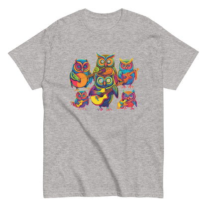 Psychedelic Owls Unisex classic tee - Free Delivery! Reggae / Dub / Ska / Ska punk / Punk - Alternative Apparel and Merch Only from Phase B Records.