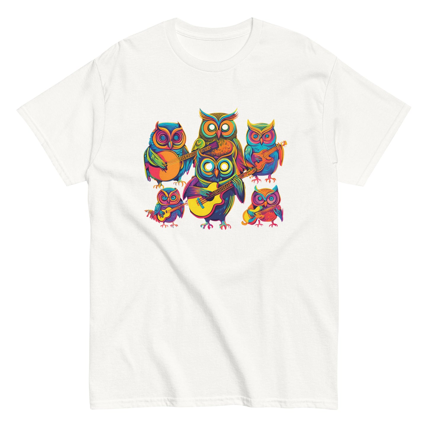 Psychedelic Owls Unisex classic tee - Free Delivery! Reggae / Dub / Ska / Ska punk / Punk - Alternative Apparel and Merch Only from Phase B Records.