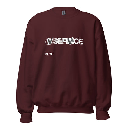 Wiservice Unisex Sweatshirt - Free Delivery! Reggae / Dub / Ska / Ska punk / Punk - Alternative Apparel and Merch Only from Phase B Records.