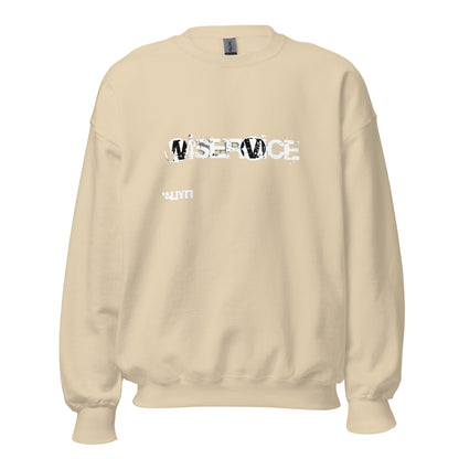 Wiservice Unisex Sweatshirt - Free Delivery! Reggae / Dub / Ska / Ska punk / Punk - Alternative Apparel and Merch Only from Phase B Records.