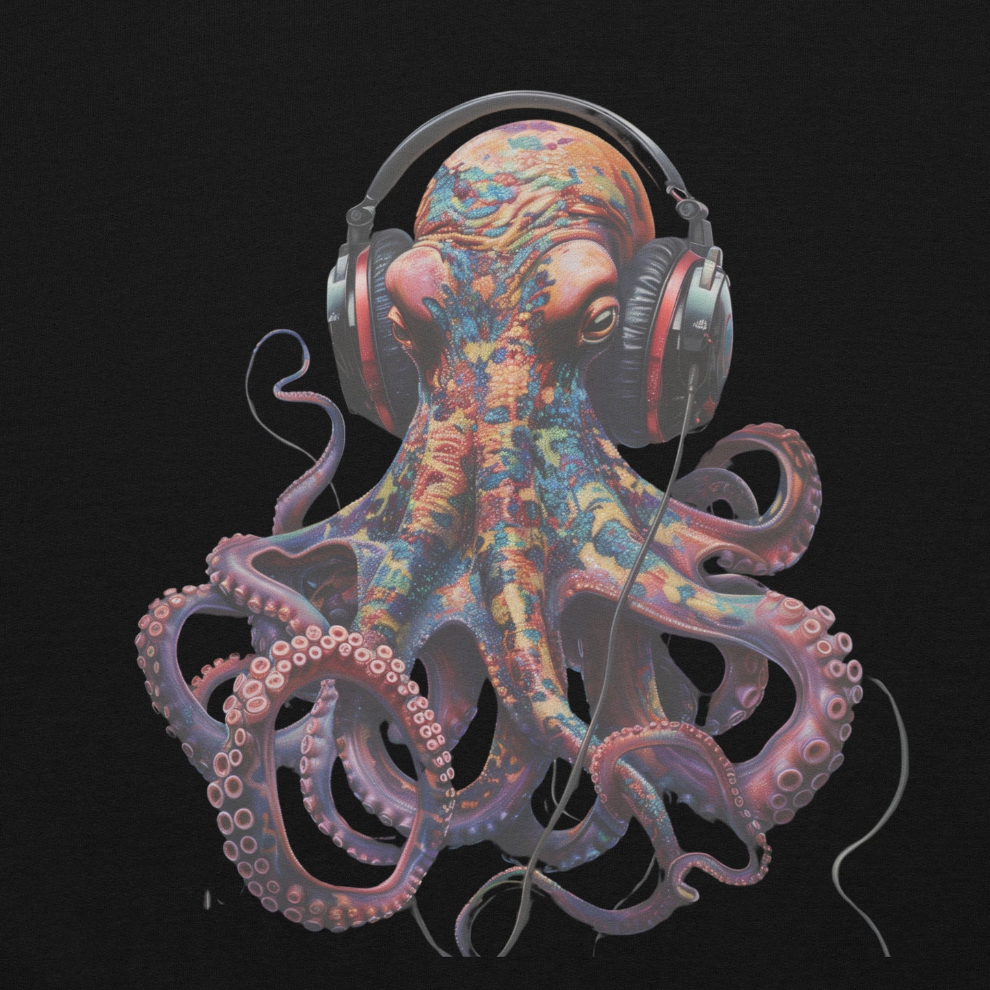 Octopus Headphones Unisex Hoodie