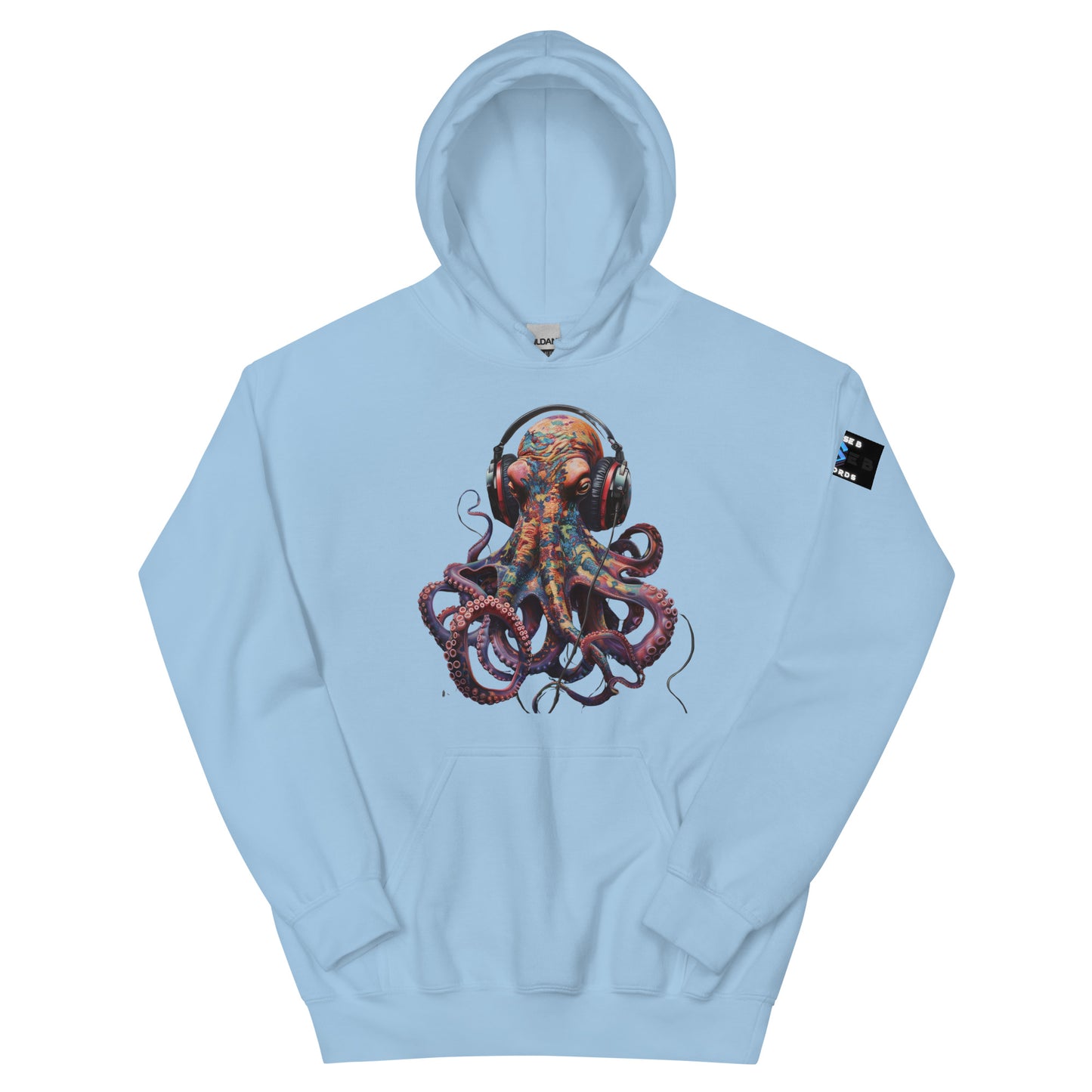 Octopus Headphones Unisex Hoodie