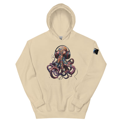 Octopus Headphones Unisex Hoodie