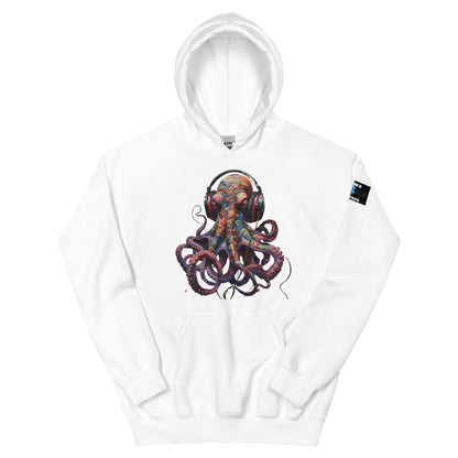 Octopus Headphones Unisex Hoodie