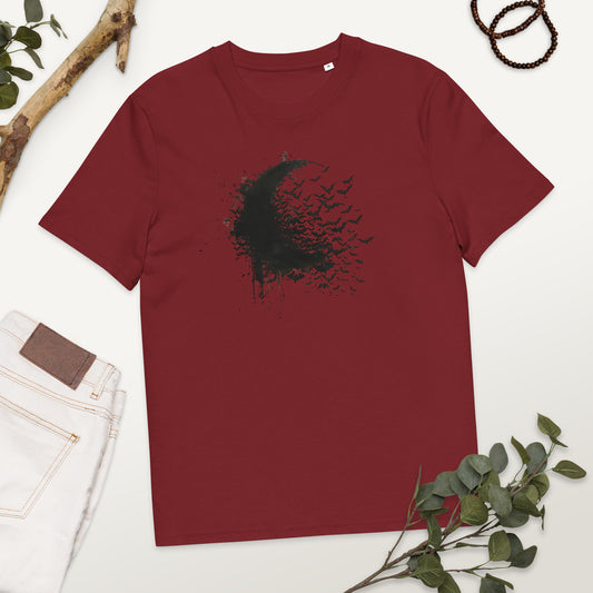 Moon & Bats Unisex Organic Cotton T-Shirt