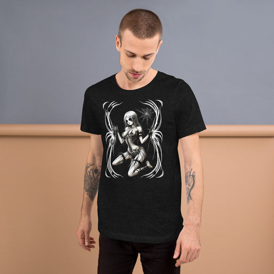 Spider Girl Pinup- Unisex t-shirt