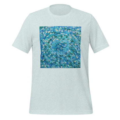 Jess Lewis - Acrylic Artwork printed tee Abstract Blues Unisex