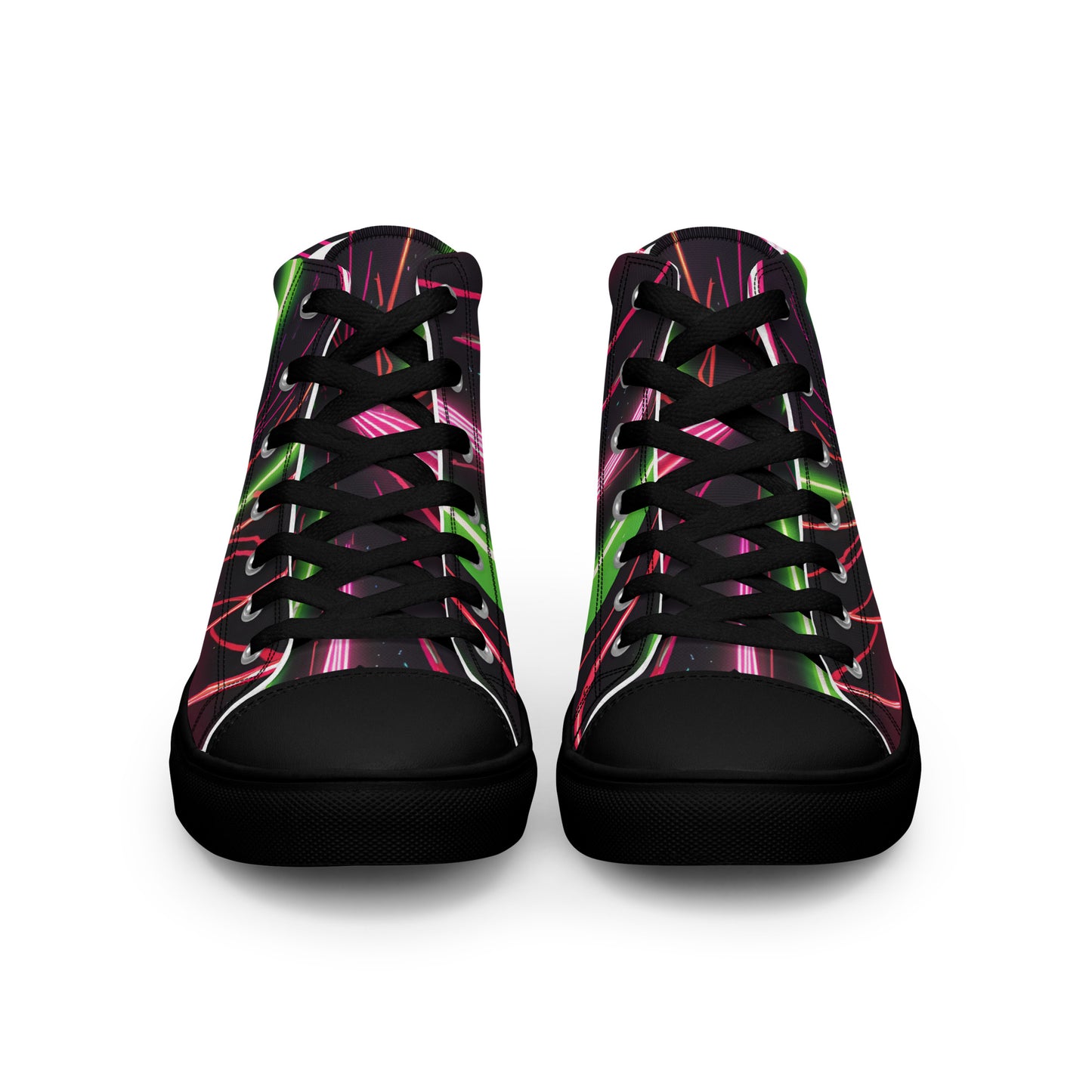 Phase B Records EDM Women’s high top canvas shoes - Free Delivery! Rock / Metal / Electronic / EDM / Underground - Alternative Apparel and Merch Only from Phase B Records.