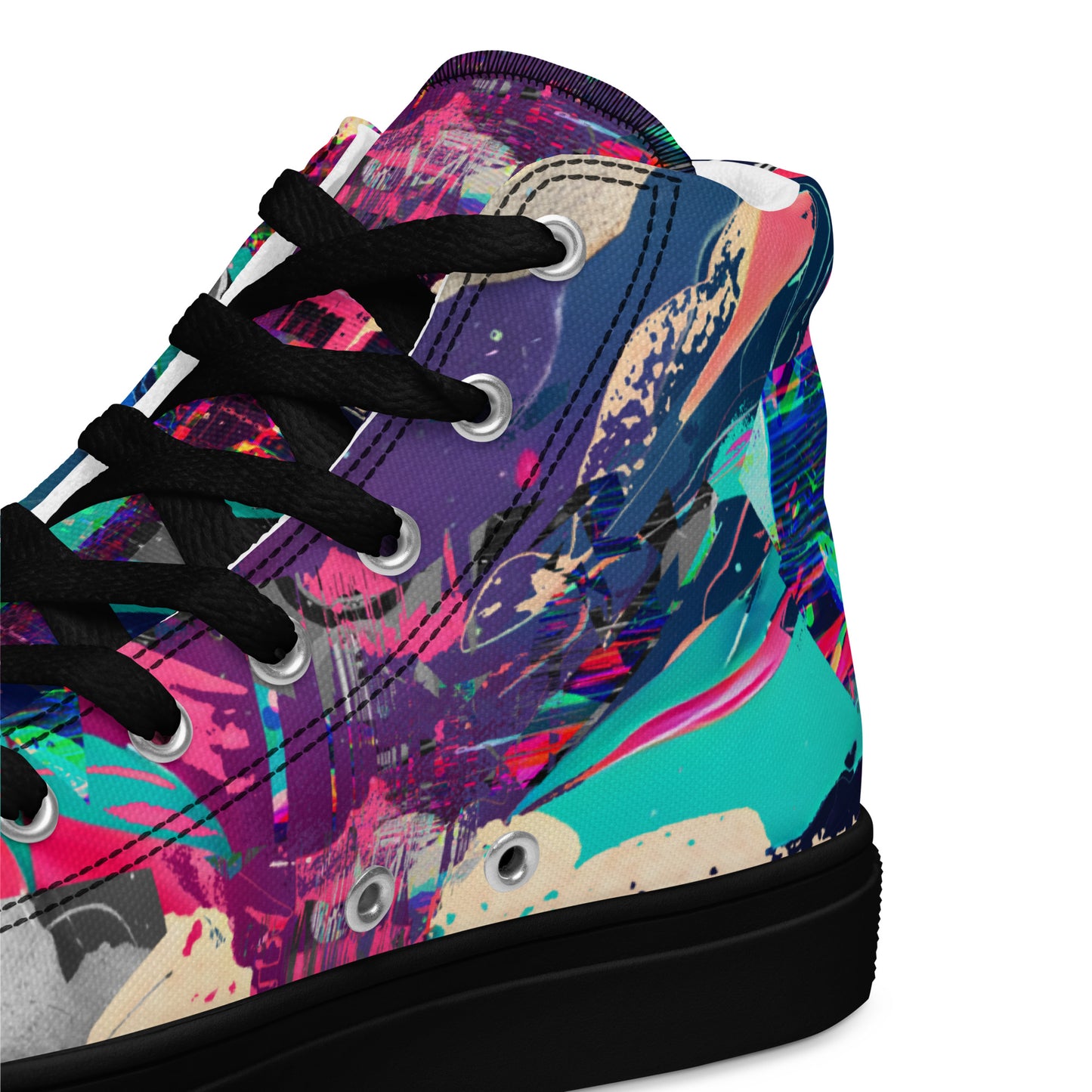 Jess Lewis Andromeda Women’s high top canvas shoes - Free Delivery! Rock / Mathrock / Progressive / Jazz Fusion - Alternative Apparel and Merch Only from Phase B Records.