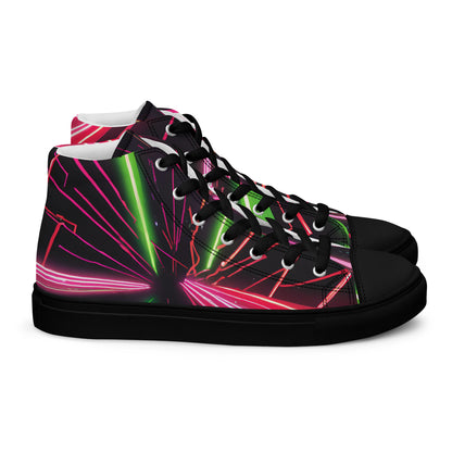 Phase B Records EDM Women’s high top canvas shoes - Free Delivery! Rock / Metal / Electronic / EDM / Underground - Alternative Apparel and Merch Only from Phase B Records.