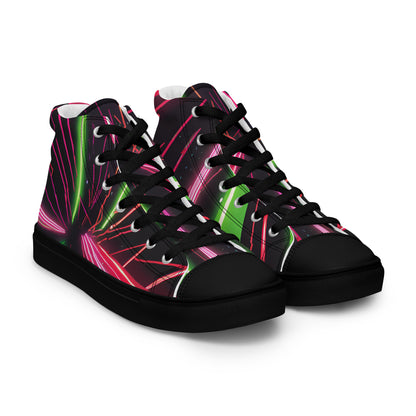 Phase B Records EDM Women’s high top canvas shoes - Free Delivery! Rock / Metal / Electronic / EDM / Underground - Alternative Apparel and Merch Only from Phase B Records.