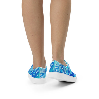 Jess Lewis Seaofam Women’s Canvas Shoes - Free Delivery! Rock / Mathrock / Progressive / Jazz Fusion - Alternative Apparel and Merch Only from Phase B Records.