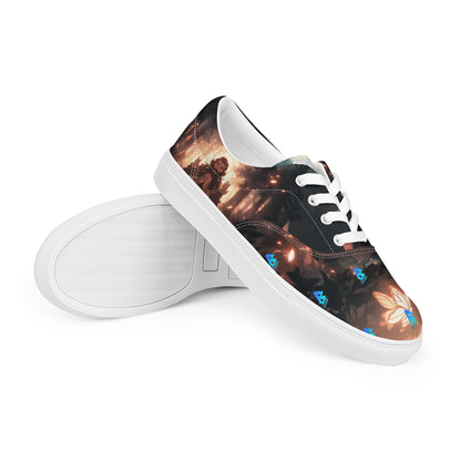 Phase B Music Women’s lace-up canvas shoes - Free Delivery! UK Techno / EDM / Electronic Graphic Merch / Alternative Apparel and Merch Only from Phase B Records.