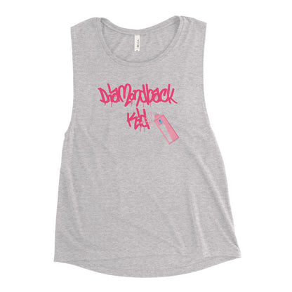 Diamondback Kid Ladies’ Muscle Tank- Free Delivery! Hip-Hop / EDM / Underground - Alternative Apparel and Merch Only from Phase B Records.