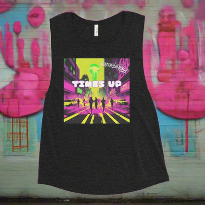 Diamondback Kid TIMES UP Ladies’ Muscle Tank- Free Delivery! Hip-Hop / EDM / Underground - Alternative Apparel and Merch Only from Phase B Records.