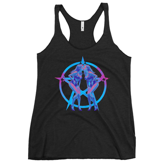 Pentagram Pinup Women's Racerback Tank