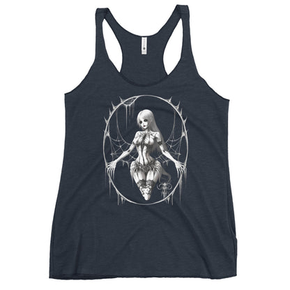 Pinup Spider Girl Women's Racerback Tank