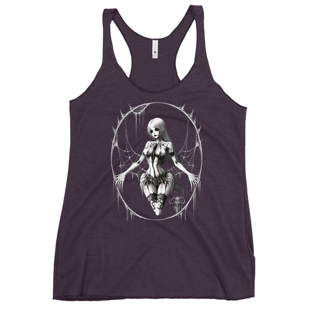 Pinup Spider Girl Women's Racerback Tank